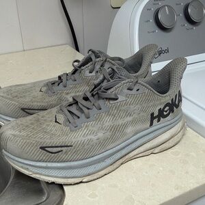 Hoka Men's Clifton 9.5 Wide Gray
